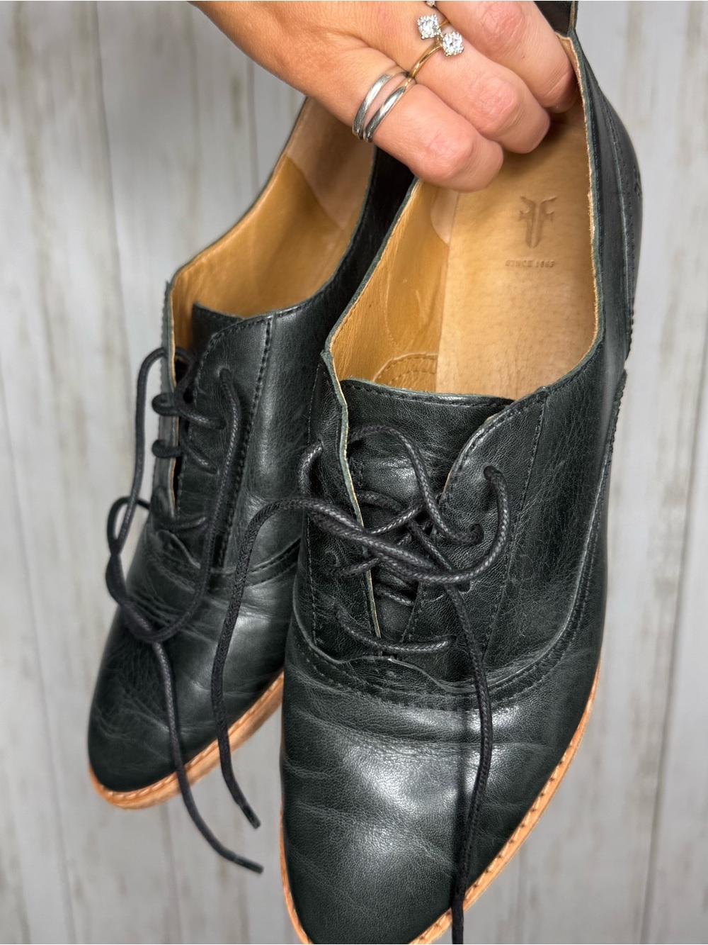 Frye Black Oxfords 8.5 Women’s